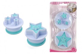 Set 2 cortantes saca bocados ESTRELLAS